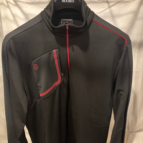 Galvin Green Dave Insulting Mid Layer - Size XL - Black/Red - Picture 1 of 4